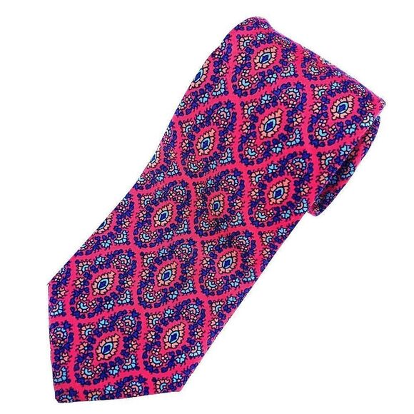 Lanvin Other - Lanvin Paris Tie 3 Inch Wide Deep Red Burgundy Silk NWOT Narrow